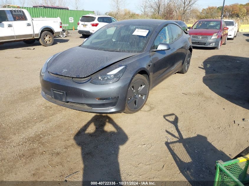 VIN 5YJ3E1EA5PF601468 2023 Tesla Model 3, Rear-Whee... no.2