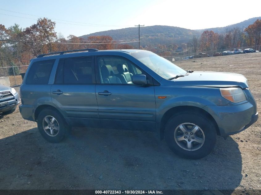 2008 Honda Pilot Ex-L VIN: 5FNYF18518B009357 Lot: 40722343