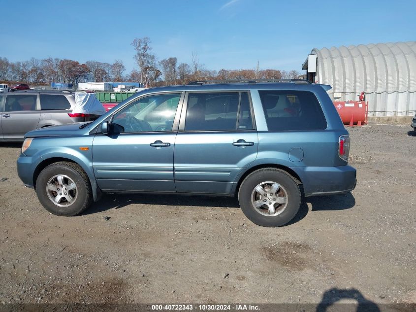 2008 Honda Pilot Ex-L VIN: 5FNYF18518B009357 Lot: 40722343