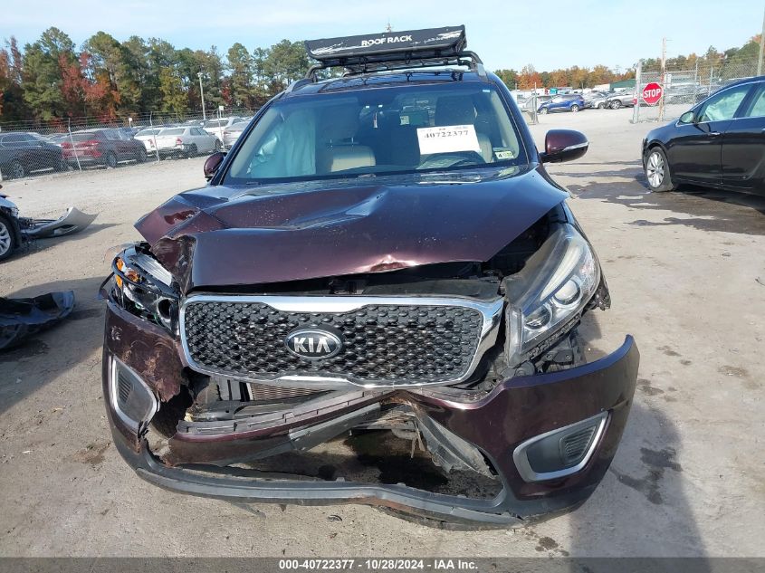 2016 Kia Sorento 2.4L Lx VIN: 5XYPG4A38GG047713 Lot: 40722377