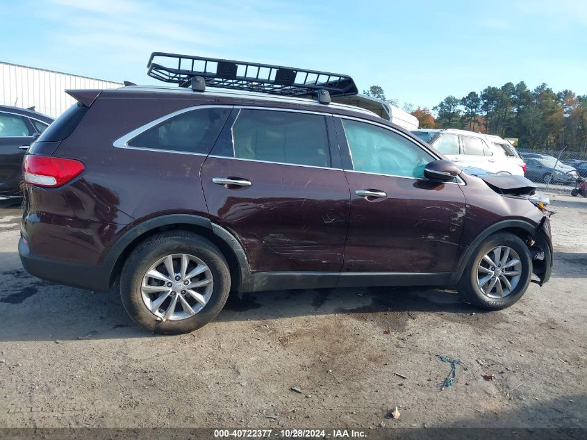 2016 Kia Sorento 2.4L Lx VIN: 5XYPG4A38GG047713 Lot: 40722377