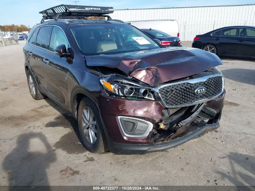 2016 Kia Sorento 2.4L Lx VIN: 5XYPG4A38GG047713 Lot: 40722377