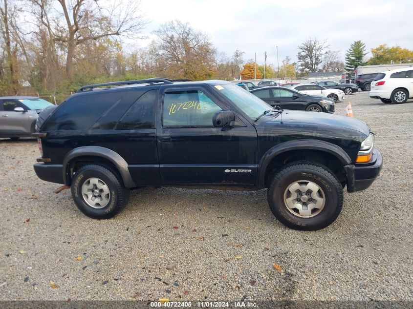 2005 Chevrolet Blazer Ls VIN: 1GNCT18X95K110172 Lot: 40722405