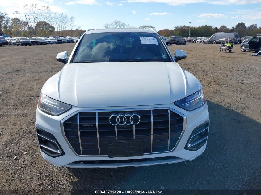 2021 Audi Q5 Premium Plus 45 Tfsi Quattro S Tronic VIN: WA1BAAFY3M2078267 Lot: 40722420