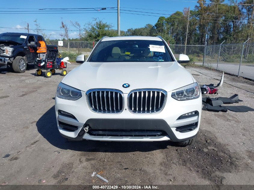 2021 BMW X3 Sdrive30I VIN: 5UXTY3C07M9G51602 Lot: 40722429