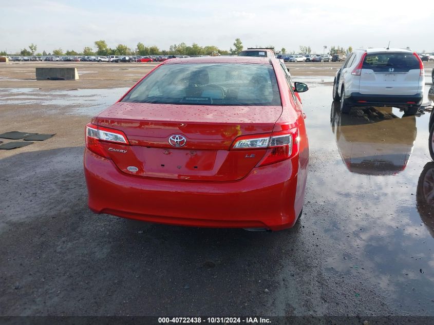 2014 Toyota Camry Le VIN: 4T1BF1FKXEU840854 Lot: 40722438