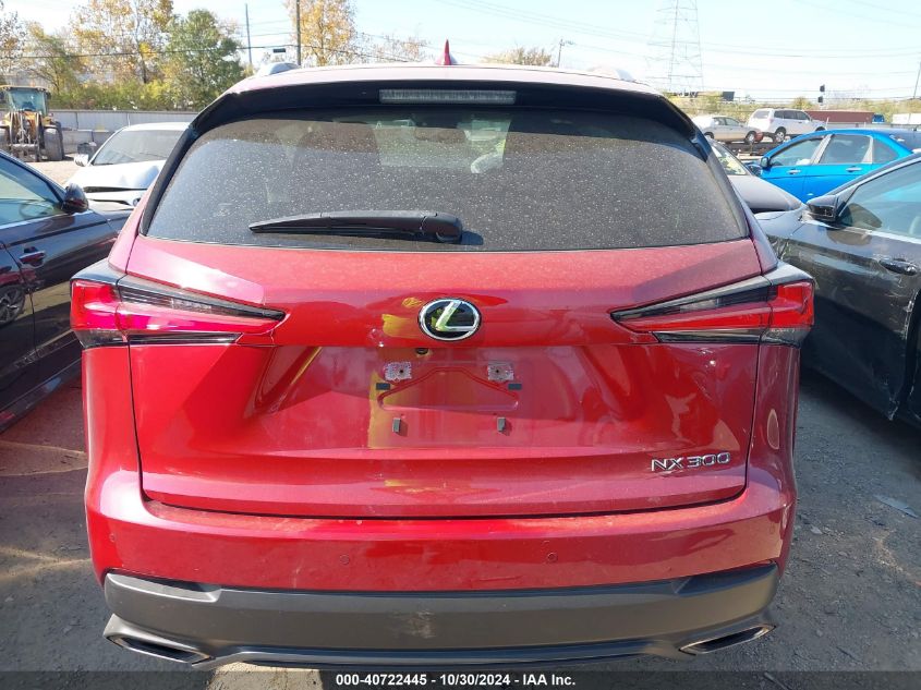 2020 Lexus Nx 300 VIN: JTJGARDZXL5016476 Lot: 40722445