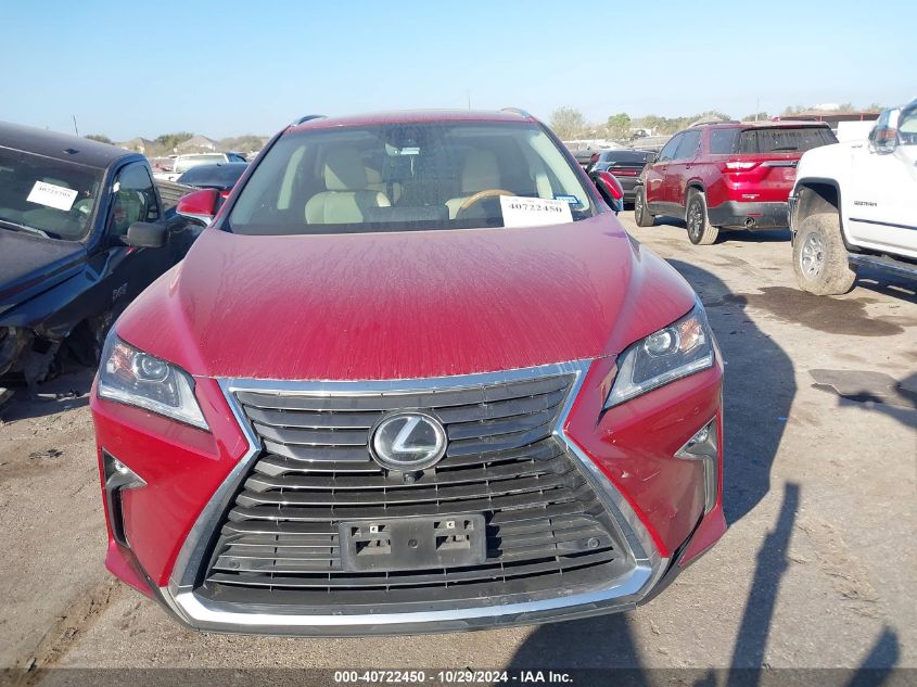 2019 Lexus Rx 350 VIN: 2T2ZZMCA1KC118541 Lot: 40722450