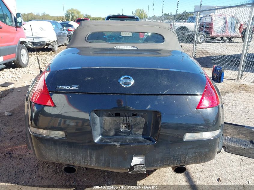 2006 Nissan 350Z Touring VIN: JN1AZ36A26M455903 Lot: 40722466