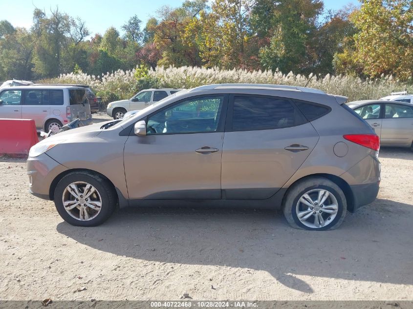 2013 Hyundai Tucson Gls VIN: KM8JUCAC0DU561358 Lot: 40722468