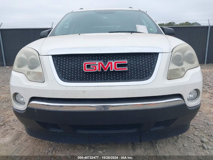 2012 GMC Acadia Sle VIN: 1GKKRPED6CJ387708 Lot: 40722477