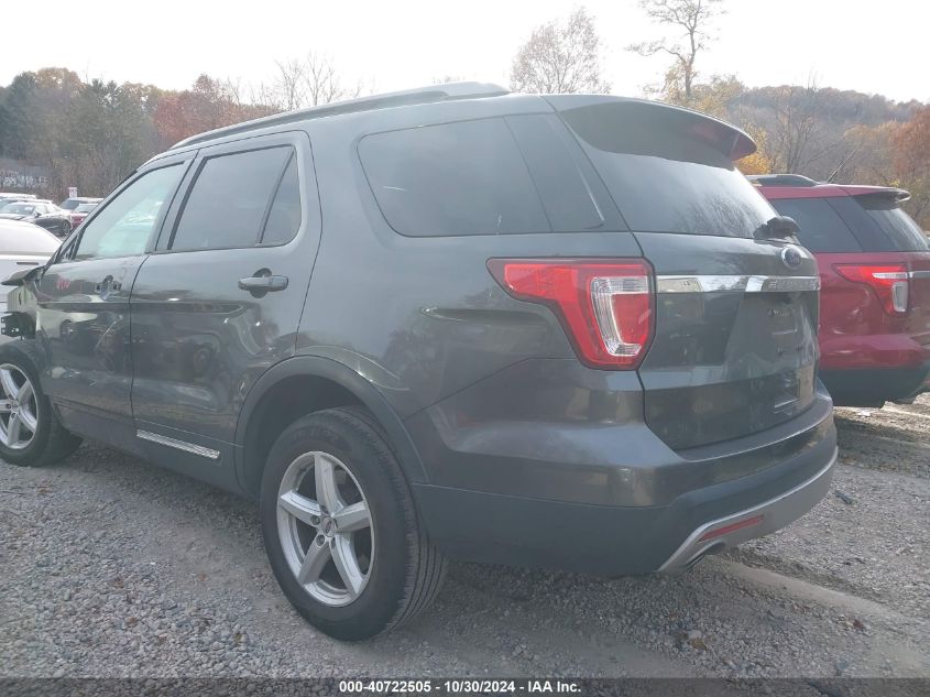 2016 Ford Explorer Xlt VIN: 1FM5K8DH2GGC00728 Lot: 40722505