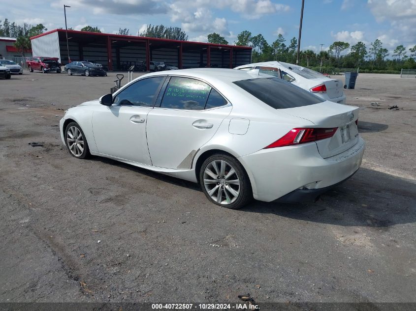 VIN JTHBF1D28F5069795 2015 Lexus IS, 250 no.3