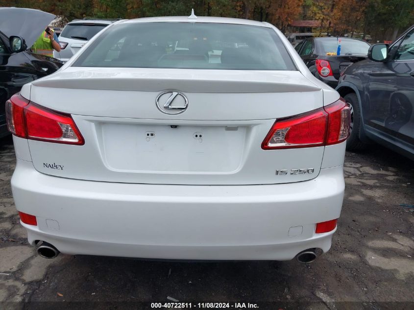 2011 Lexus Is 250 VIN: JTHBF5C22B5145997 Lot: 40722511