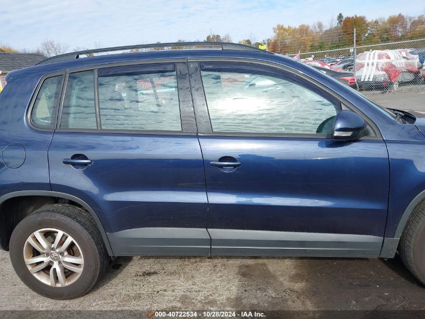 2015 Volkswagen Tiguan S VIN: WVGBV7AX8FW504375 Lot: 40722534