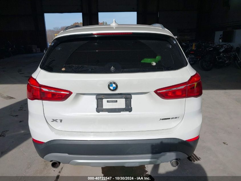 2018 BMW X1 xDrive28I VIN: WBXHT3C37J5L33837 Lot: 40722547