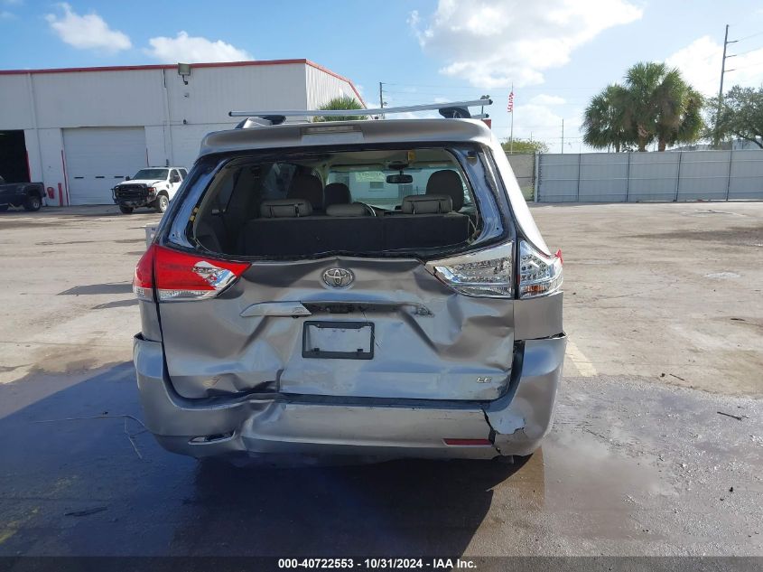 2011 Toyota Sienna Le V6 VIN: 5TDKK3DC6BS030287 Lot: 40722553