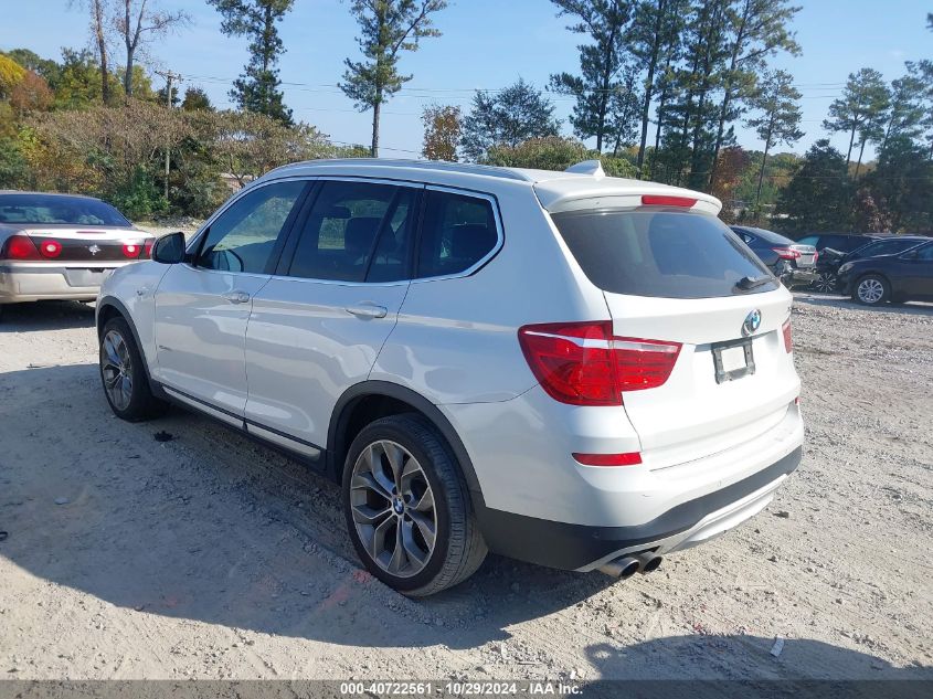 VIN 5UXWZ7C3XH0X40597 2017 BMW X3 no.3