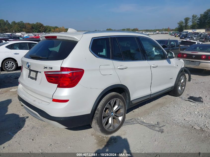 VIN 5UXWZ7C3XH0X40597 2017 BMW X3 no.4