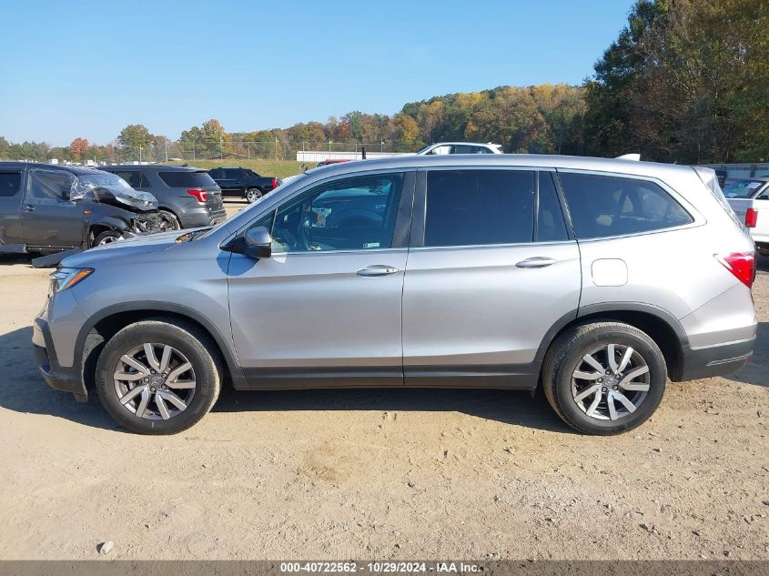 2020 Honda Pilot 2Wd Ex-L VIN: 5FNYF5H57LB005782 Lot: 40722562