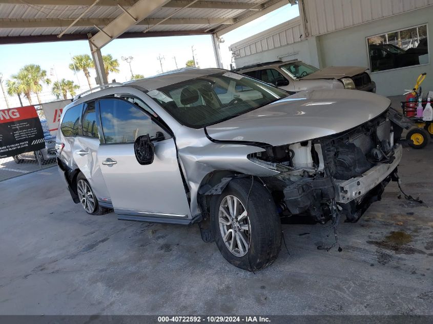 2014 Nissan Pathfinder Sl VIN: 5N1AR2MM9EC703455 Lot: 40722592