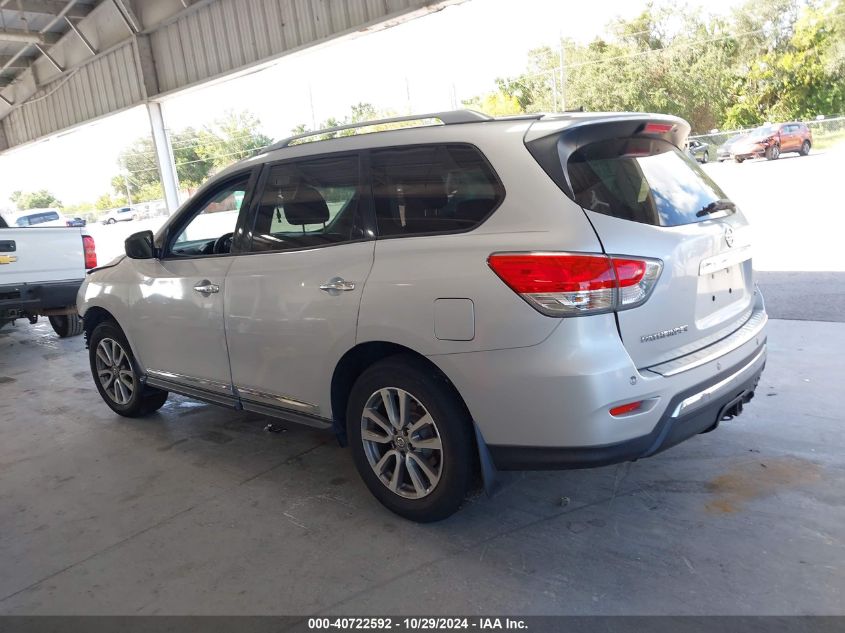 2014 Nissan Pathfinder Sl VIN: 5N1AR2MM9EC703455 Lot: 40722592