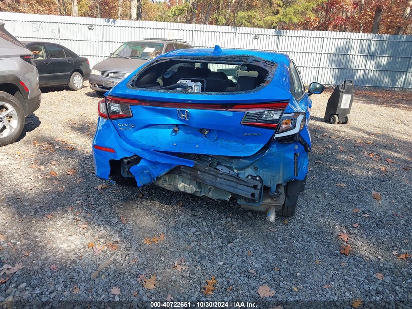 2022 HONDA CIVIC SPORT - 19XFL2H84NE008818