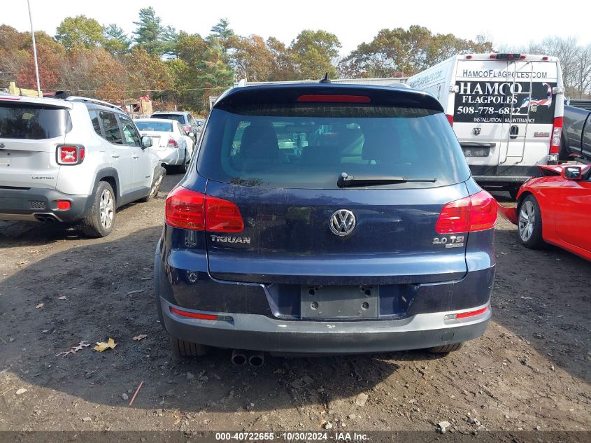 2014 Volkswagen Tiguan R-Line VIN: WVGBV3AX8EW044125 Lot: 40722655