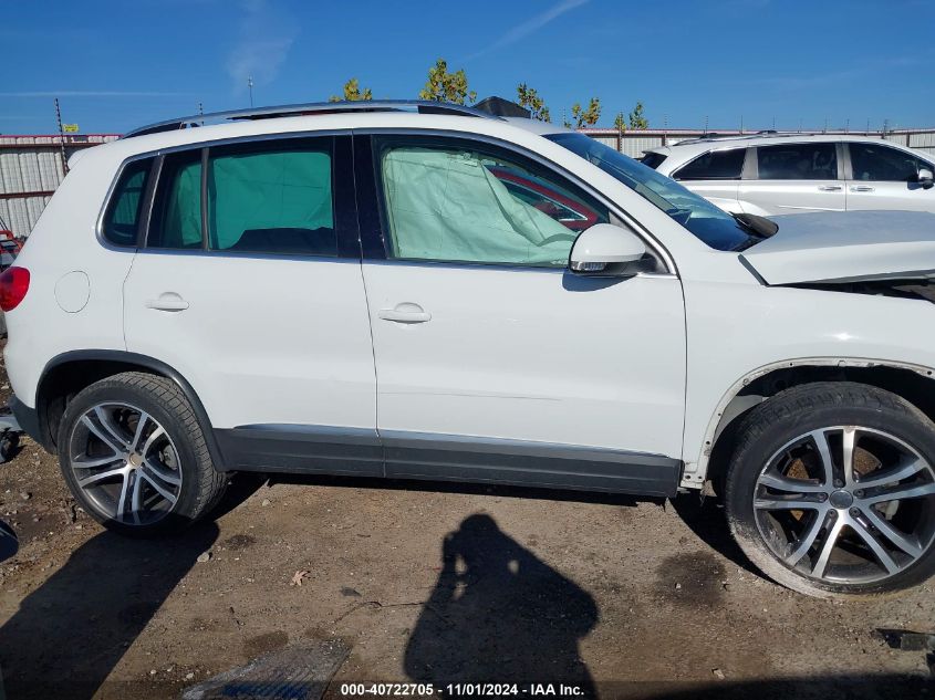 2017 Volkswagen Tiguan 2.0T Sel VIN: WVGVV7AX1HK041499 Lot: 40722705