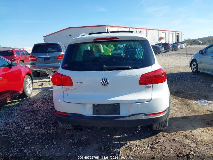 2017 Volkswagen Tiguan 2.0T Sel VIN: WVGVV7AX1HK041499 Lot: 40722705