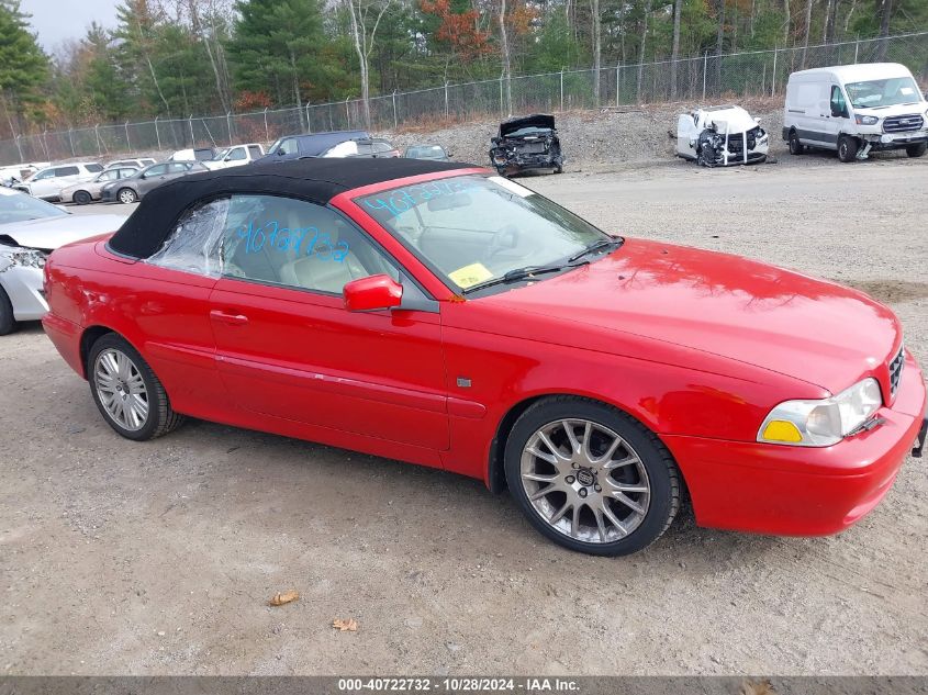 2004 Volvo C70 Lt VIN: YV1NC63D44J046746 Lot: 40722732