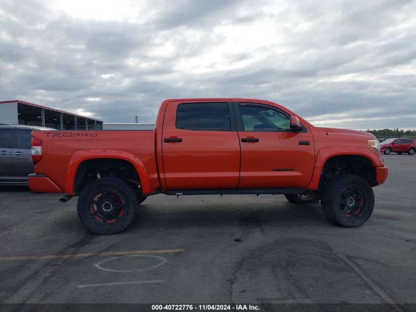 2015 Toyota Tundra Trd Pro 5.7L V8 VIN: 5TFDW5F1XFX428204 Lot: 40722776