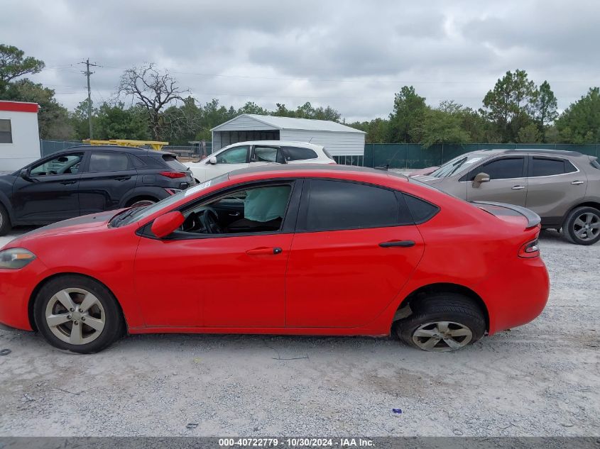 2016 Dodge Dart Sxt VIN: 1C3CDFBB8GD625384 Lot: 40722779