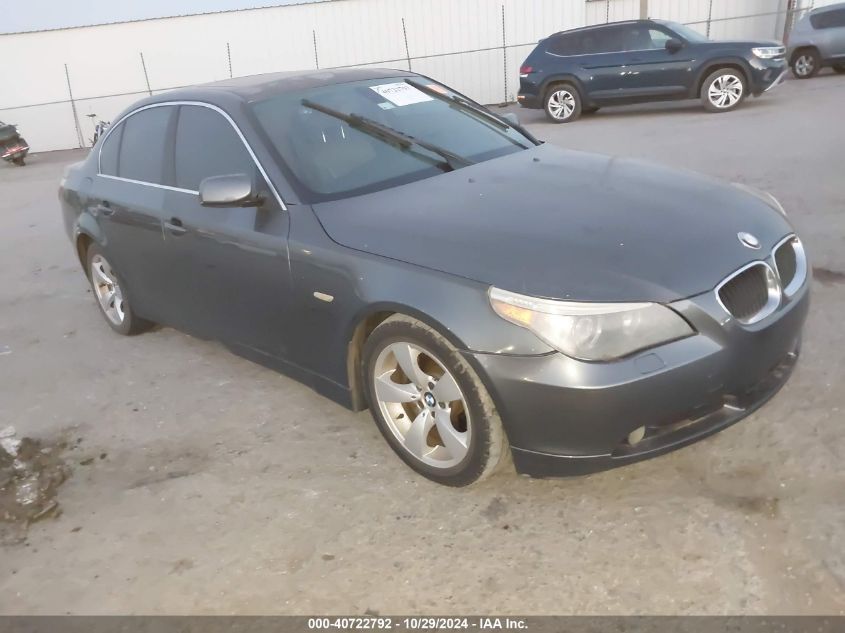 2004 BMW 530I VIN: WBANA73564B801154 Lot: 40722792