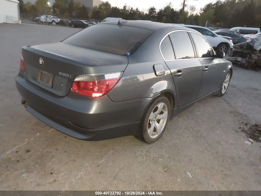 2004 BMW 530I VIN: WBANA73564B801154 Lot: 40722792