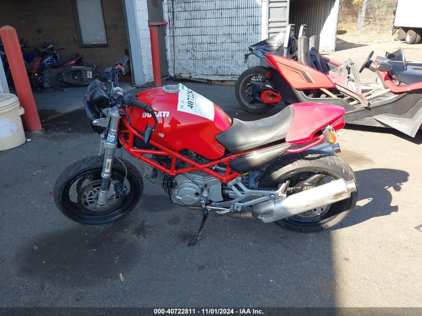 2006 Ducati Monster 620 VIN: ZDM1RA2K06B076429 Lot: 40722811