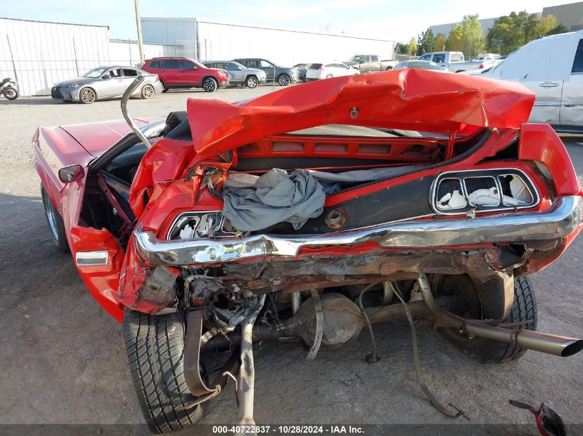 1972 Ford Mustang VIN: 1F03F200B23 Lot: 40722837