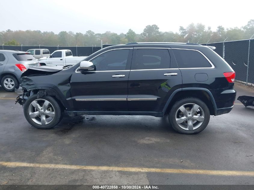 2013 Jeep Grand Cherokee Overland VIN: 1C4RJECT4DC533836 Lot: 40722858