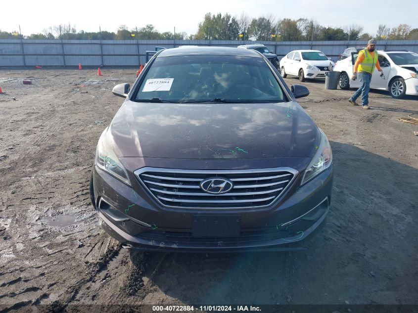 2016 Hyundai Sonata Se VIN: 5NPE24AF0GH316649 Lot: 40722884