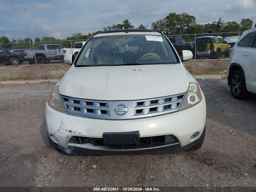 2004 Nissan Murano Se VIN: JN8AZ08W24W322388 Lot: 40722901