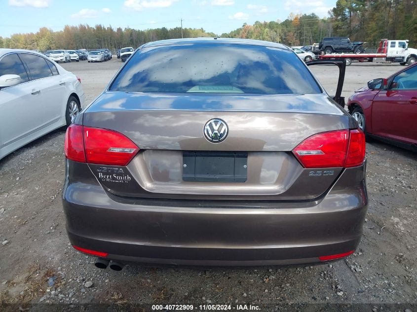 2011 Volkswagen Jetta 2.5L Se VIN: 3VWDX7AJ8BM313677 Lot: 40722909