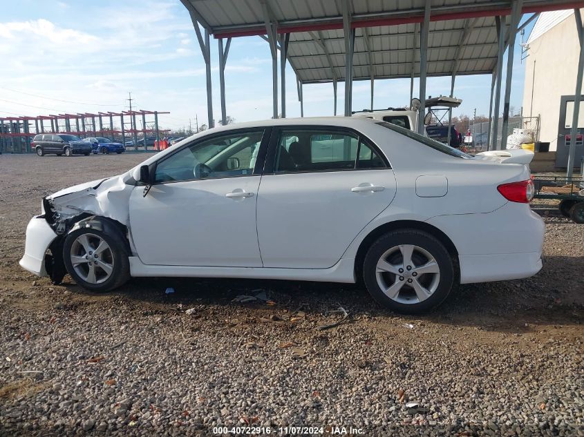 2013 Toyota Corolla S VIN: 2T1BU4EE5DC122163 Lot: 40722916