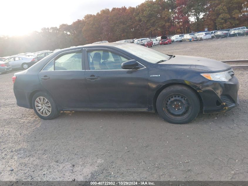 2012 Toyota Camry Hybrid Le VIN: 4T1BD1FK8CU043294 Lot: 40722952