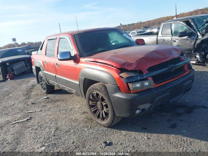 2002 Chevrolet Avalanche 1500 VIN: 3GNEK13T12G208910 Lot: 40722995