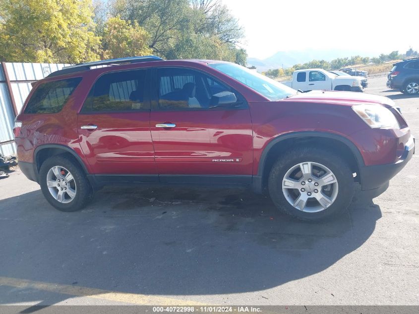 2008 GMC Acadia Sle-1 VIN: 1GKEV137X8J114913 Lot: 40722998