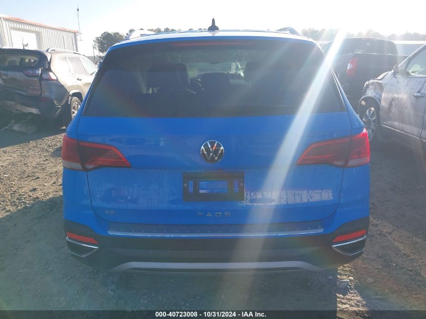 2024 Volkswagen Taos 1.5T Se VIN: 3VVEX7B29RM073839 Lot: 40723008