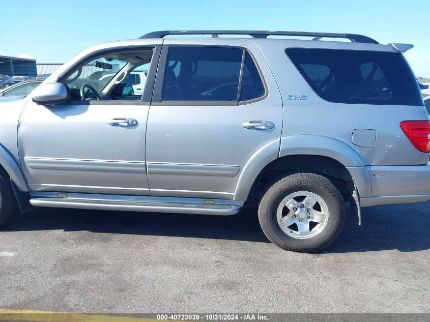 2003 Toyota Sequoia Sr5 V8 VIN: 5TDZT34A73S143547 Lot: 40723039