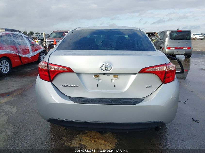 2018 Toyota Corolla Le VIN: 5YFBURHEXJP808042 Lot: 40723074