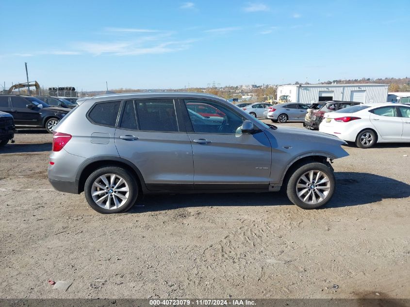 2016 BMW X3 xDrive28I VIN: 5UXWX9C5XG0D76007 Lot: 40723079