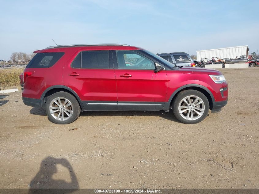 2018 Ford Explorer Xlt VIN: 1FM5K8D89JGC67768 Lot: 40723100